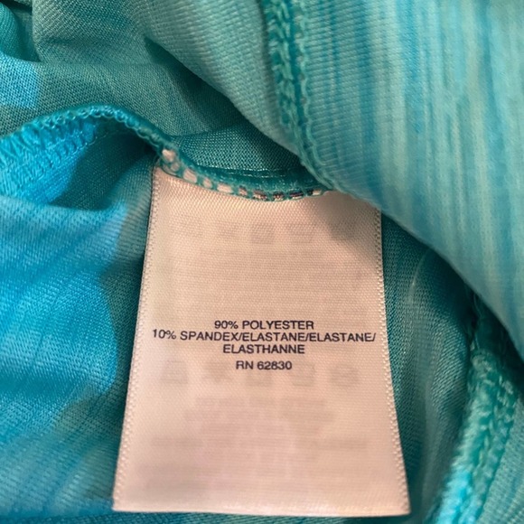 Lands End Hooded Pull Over Top Teal Size XXL - Picture 6 of 9